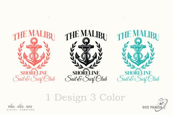 Anchor Malibu Surf Club Design: A Practical Embroidery File Review