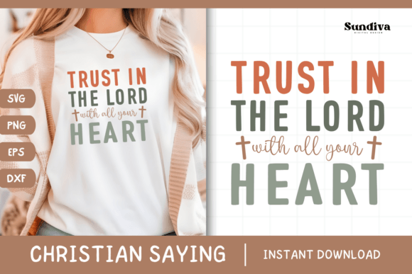 Christian Quote SVG - Faith Saying 24