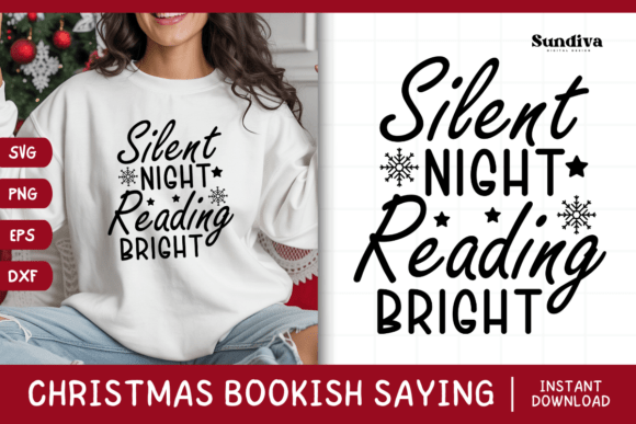 Christmas Bookish Quote SVG 5 Review: A Festive Design for Crafters