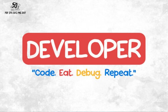Funny Developer Quote SVG PNG Design: A Humorous Embroidery Asset for Crafters