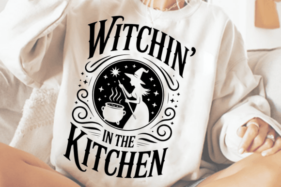 Funny Witch Cooking SVG Design Review: A Spooky Yet Practical Embroidery Asset