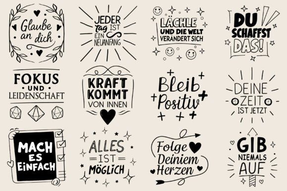 German Motivational Sayings Plotter File Review for Real Projects