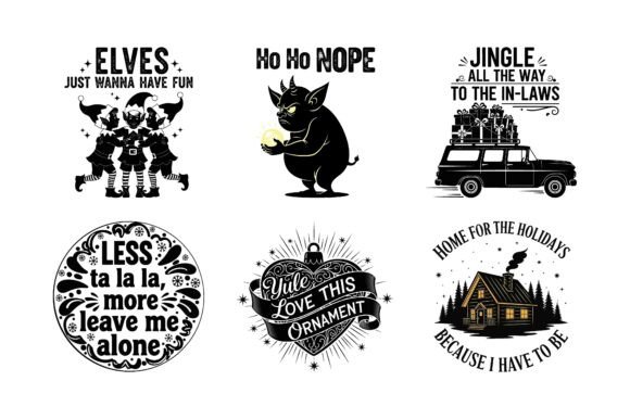 Santa Elf Funny Quote SVG Bundle Review for Real Embroidery Projects