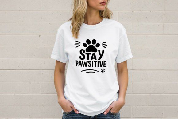 Stay Pawsitive Design SVG Review: A Playful Embroidery Asset