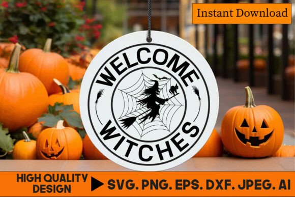 Welcome Witches Funny Spooky Quote SVG Review